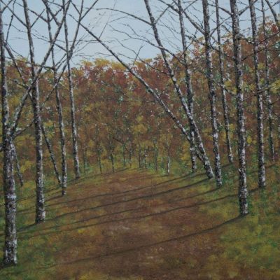 Picture of oil painting "Shadow of trees"